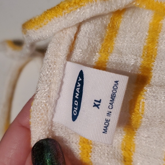 Striped Shirred Super Soft Tank - Picture 4 of 6